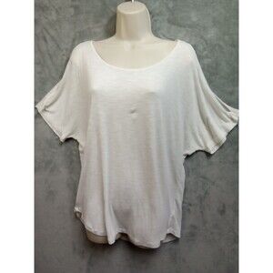 Mudd Womens XL White cold‎ Shoulder Blouse Y2K Classic